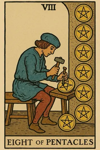 Eight of Pentacles
