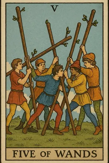 five Of Wands
