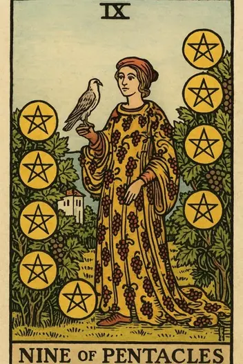 Nine of Pentacles