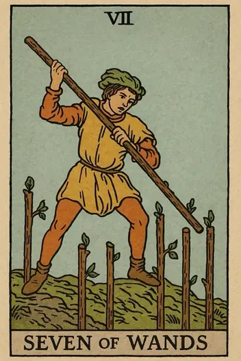 Seven of Wands