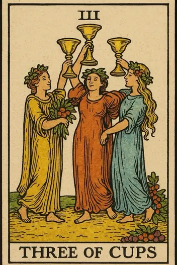 Three of Cups